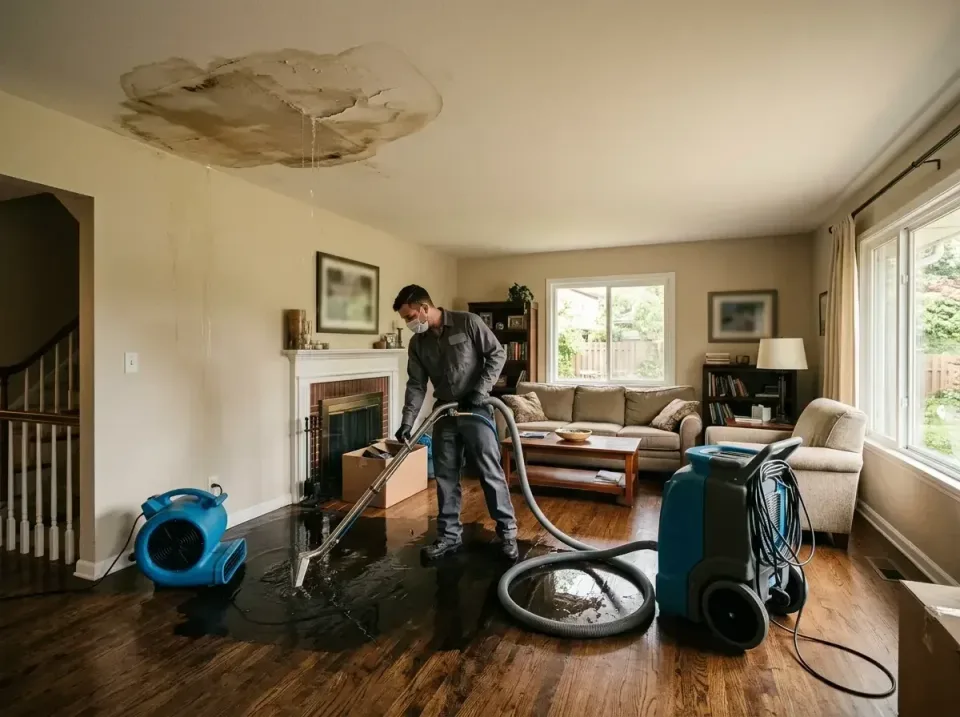 attic-pipe-burst-ceiling-drip-008 — frequently asked questions, Water Damage Restoration & Carpet Care in Melbourne, FL